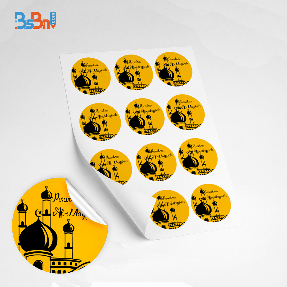 Stiker Custom Vinyl stiker label