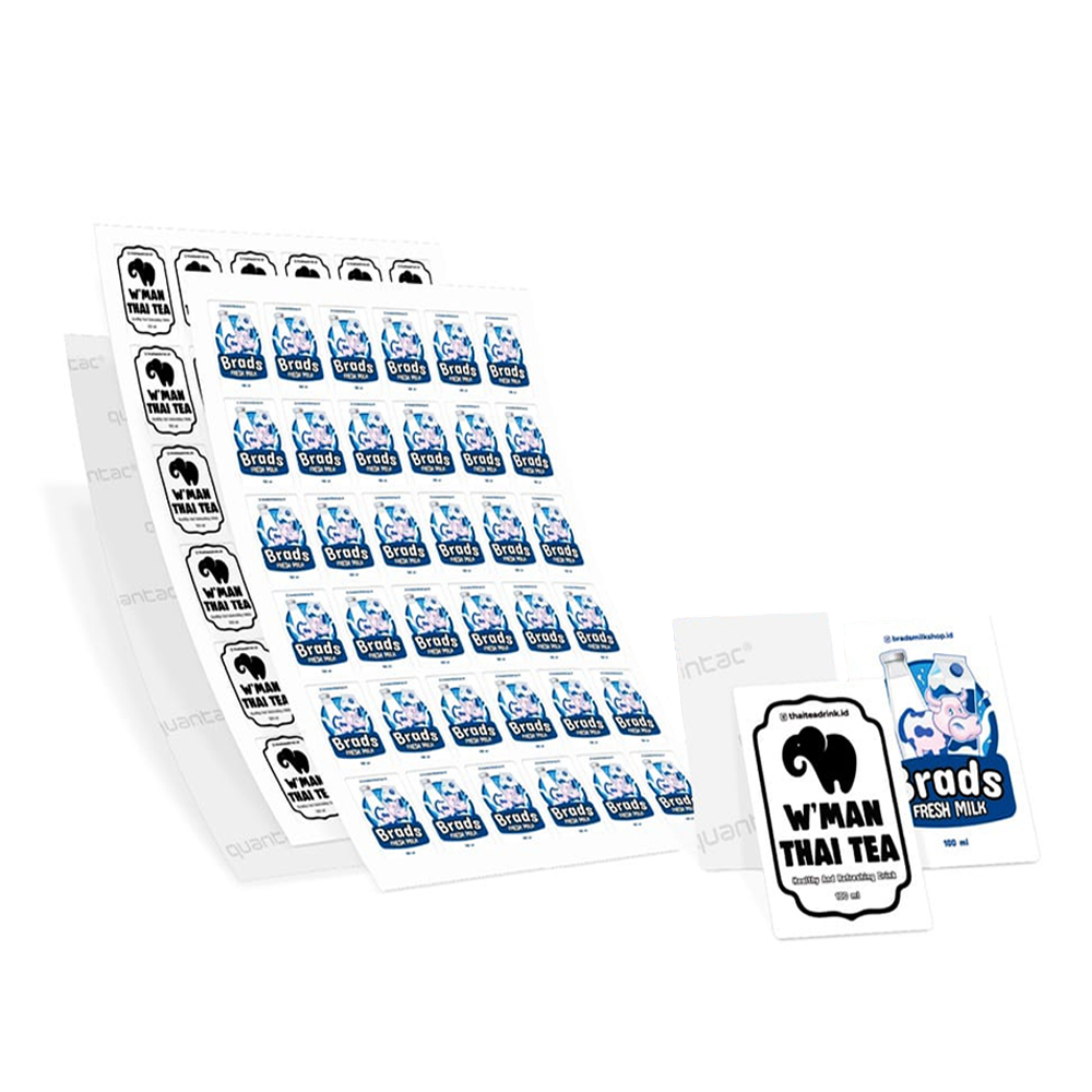 Stiker Label Transparan A3 1 stiker label